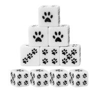 Dés pour jeux de société, décoration d'exposition à 6 faces
