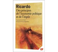 Des principes de l'économie politique et de l'impôt - édition anglaise de 1821 - David Ricardo - Flammarion - Livre