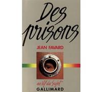 Des prisons Jean Favard (Auteur)