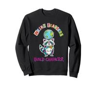 des professeurs étranges construisent Un Personnage Amusant avec Un éducateur de Raton Laveur Sweatshirt