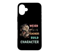 des professeurs étranges construisent Un Personnage drôle Coque pour iPhone 16 Plus