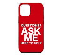 des Questions ? Demandez-Moi Ici pour Vous Aider Coque pour iPhone 12/12 Pro