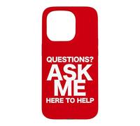 des Questions ? Demandez-Moi Ici pour Vous Aider Coque pour iPhone 15 Pro