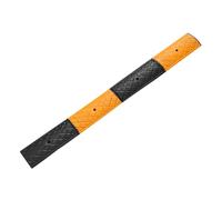 Des ralentisseurs, Ralentisseur en caoutchouc, ralentisseur modulaire for garage et piste cyclable noir jaune 39,4x3,9x0,8 pouces