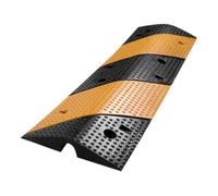 Des ralentisseurs, Ralentisseur en caoutchouc, rampe de protection câble ralentisseur jaune noir 100x30x5-6cm(1 Cable Slot,100 * 30 * 6cm)