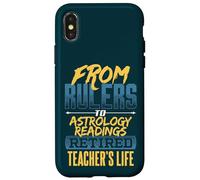 des règles aux lectures d'astrologie La Vie d'un Enseignant à la Retraite Coque pour iPhone X/XS