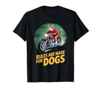 des règles drôles conçues pour Les Chiens, Les Motos et Les Chats T-Shirt