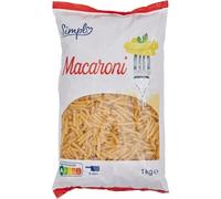 Des repas familiaux faciles et rapides à préparer avec les macaronis SIMPL, format 1kg pratique et Nutri-Score A - Lot de 4