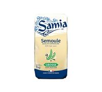 Des repas familiaux réussis en un clin d'oeil avec la semoule de blé dur SAMIA qualité supérieure, format 1kg pratique pour le quotidien - Lot de 4