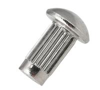 Des rivets, Rivets solides à tête de champignon M2,5 x 3 mm-12 mm, attaches percussion corps lisse qui ne tombent pas, 200 pièces (M2, 6 mm)(M2.5 x 8mm)