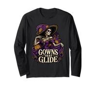 des Robes Qui Glissent Sugar Skull Lady Katrina Manche Longue