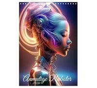 Des robots gracieux, Version française (Calendrier mural 2026 DIN A4 portrait), Calendrier CALVENDO mensuel