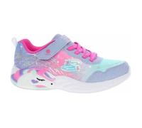 SKECHERS Baskets 'Unicorn Dreams - Wishful Magic' aqua / violet clair / rose néon / argent, Taille 34