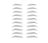 des sourcils étanche - autocollant 3D Peel Off, Fals naturels durables, tatouage de maquillage facile pour la mise en forme du toilettage | Feuilles d'autocollants à sourcils imperméables pour
