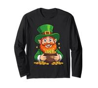 des sourires et des coffres à gogo, Dessin animé Leprechaun Manche Longue