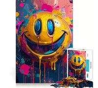« des sourires Qui illuminent Les journées Puzzle de 1000 pièces pour Adolescents Jeu de logique mentale Loisirs Bordure Fine Cadeau spécial 38x26cm