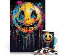 des sourires sur des Visages colorés Puzzles de 1000 pièces pour Adultes Jeu Stimulant est idéal comme Cadeau pour Toute la Famille 38x26cm