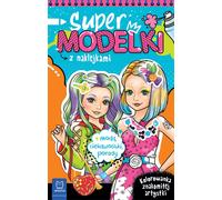 Des supermodèles avec des autocollants. Livre de coloriage par un excellent artiste + mode, anecdotes, conseils