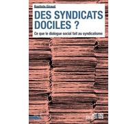 Des Syndicats Dociles ? - Ce Que Le Dialogue Social Fait Au Syndicalisme