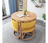 Des tables rondes et des chaises fixes pour les réunions de vente de négociation des petits bureaux - Table de réception et chaise Ensemble parfait pour la conférence dans les magasins de bureau