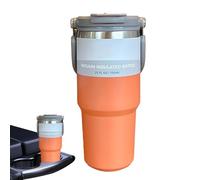 Des tasses à café de voyage et des tasses isolées avec des tigres de voiture peuvent être ivres directement ou avec un bec. Bell Coffee Mug pour répondre à divers besoins de consommation d'alcool, tas