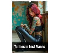 Des tatouages dans des endroits perdus (Calendrier mural 2026 DIN A3 vertical), CALVENDO calendrier mensuel