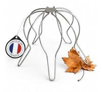 Des Temps Toits - Crapaudine Extensible Cuvette Droite N°1 Ø50-70mm - Filtre EP Galvanisé Fils Acier Ø3mm Électrozingués 15μ - Conforme DTU 43.3 - Fabriqué en France