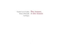 Des transes et des transis - Claude Louis-Combet - Fata Morgana - broché - Roman