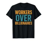 des Travailleurs d'époque Contre des milliardaires : Une Justice Sociale pour Les Travailleurs Professionnels T-Shirt