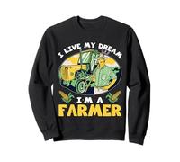 des Trucs agricoles pour Hommes, vivez Mon rêve, Je suis Fermier Sweatshirt