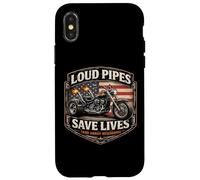 des tuyaux bruyants sauvent des Vies et embêtent Les voisins | Trike American USA Coque pour iPhone X/XS