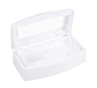 Dés UV Boîte - stérilisateur UV Box, Outils à ongles en plastique, dés et stérilisation de conteneur Boîte outils de manucure for Salon