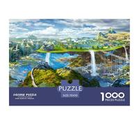 des œuvres d'art mystérieuses Puzzle 1000 Pièces pour Adultes Et Enfants À Partir De 12 Ans Jeu Cadeau Unique De Qualité Supérieure Décoration De La Maison 70x50cm/1000pcs