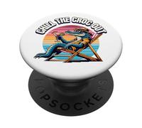 Des vacances relaxantes avec Croc Out Crocodile et Alligator de Floride PopSockets PopGrip Interchangeable