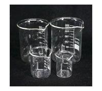 des verres de borosilicate, Bécher de forme basse en verre borosilicaté G3.3, équipement laboratoire, 5 à 200 ml, for chimie, 7 pièces(200ml)