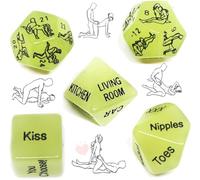 ̣ σ Dés Verts phosphorescents : illuminez Une soirée de Jeu Amusante !