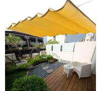 des voiles de Couverture Solaire, Voile d'ombrage rétractable et imperméable, système Coulissant for extérieur, Multicolore, Plusieurs Tailles(Yellow,1.3x3m)