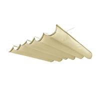 des voiles de Couverture Solaire, Voile d'ombrage rétractable for terrasse avec système de poulie, imperméable, Multicolore, 500 x 1500 x 2000 cm(Off White,4.92x9.84ft)