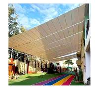 des voiles de Couverture Solaire, Voile d'ombrage rétractable imperméable for pergola, Protection UV, Multicolore, Plusieurs Tailles(Beige,1.5x2m)