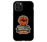 des Voix pour Les sans-Voix Pro-Life Unborn Pro Life Vintage Coque pour iPhone 11 Pro
