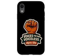 des Voix pour Les sans-Voix Pro-Life Unborn Pro Life Vintage Coque pour iPhone XR