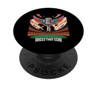 des Voix Qui Font écho à la Conception du Microphone PopSockets PopGrip Adhésif