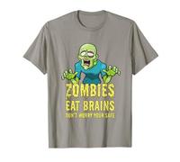 des Zombies drôles mangent des Cerveaux, ne Vous inquiétez Pas, Vous êtes Un Zombie en sécurité T-Shirt