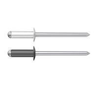 Desa 7503210N - Rivet Aluminium/Acier Standard, 3,2 x 10, Noir