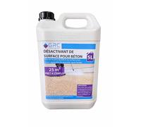 Désactivant de Surface Béton GRC - Retarde la prise pour Béton Lavé 4-8 mm - Prêt à l’emploi - 5 L pour ~25 m² - Application Facile au Pulvérisateur - Surface Esthétique et Antidérapante