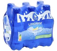 Désaltération garantie pour toute la famille - CARREFOUR CLASSIC' Limonade à l'arôme naturel de citron, lot de 6 bouteilles de 33cL