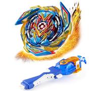 Desamvap Bey Battling Tops Burst SuperKing Booster B-163 Brave Valkyrie EV' 2A avec lanceur de lame Bey et Grip Battle Game Set Right Spin DB Layer System Gyro Jouets Cadeaux pour enfants garçons