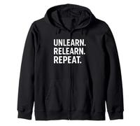 Désapprendre, réapprendre et répéter - Growth Mindset Sweat à Capuche