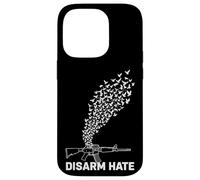 Désarmez la Haine de la Paix Motif colombes Anti-Violence Coque pour iPhone 14 Pro