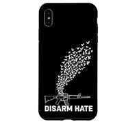 Désarmez la Haine de la Paix Motif colombes Anti-Violence Coque pour iPhone XS Max